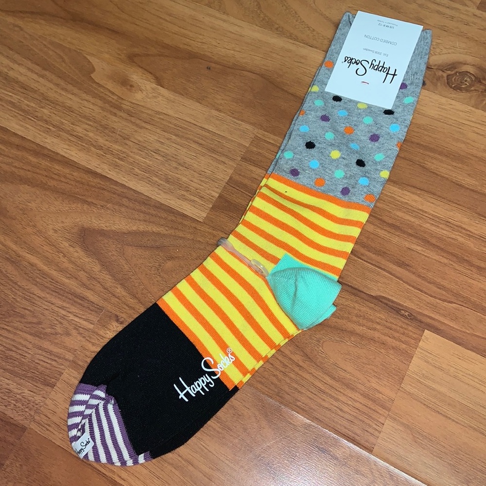 MEN’S NWT Happy Socks Combed Cotton Socks